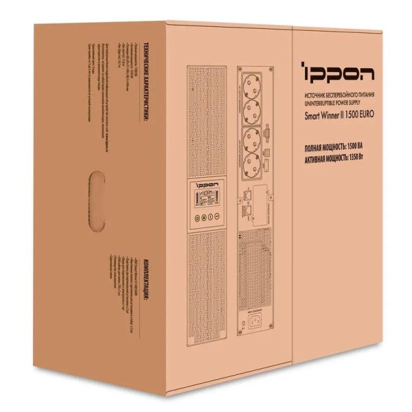 Источник бесперебойного питания Ippon Smart Winner II 1500 Euro  (1415074)