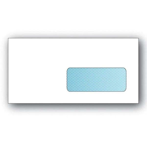 Конверт почтовый BusinessPost E65 (110x220 мм) белый удаляемая лента правое окно (1000 штук в упаковке)