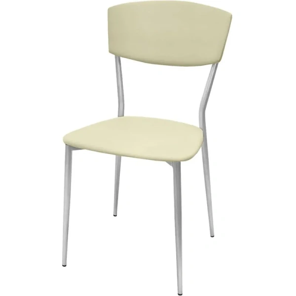 Стул обеденный РС01.00.23 слоновая кость (искусственная кожа, металл) Стул обеденный РС01.00.23 слоновая кость (искусственная кожа, металл)
