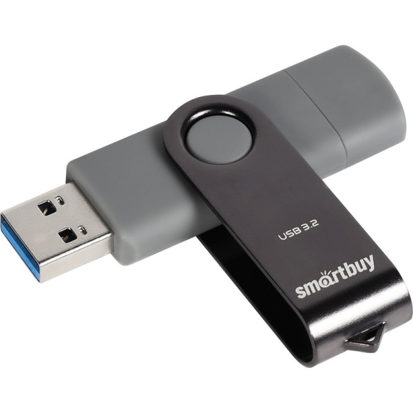 Флешка USB 3.0 64 ГБ Smartbuy Twist Dual (SB064GB3DUOTWK)