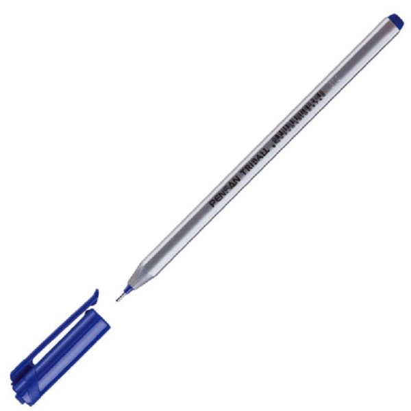 Ручка шариковая Pensan Triball синяя (толщина линии 1 мм)