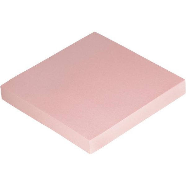 Стикеры Attache Economy 76x76 мм пастельный розовый (1 блок, 100 листов)