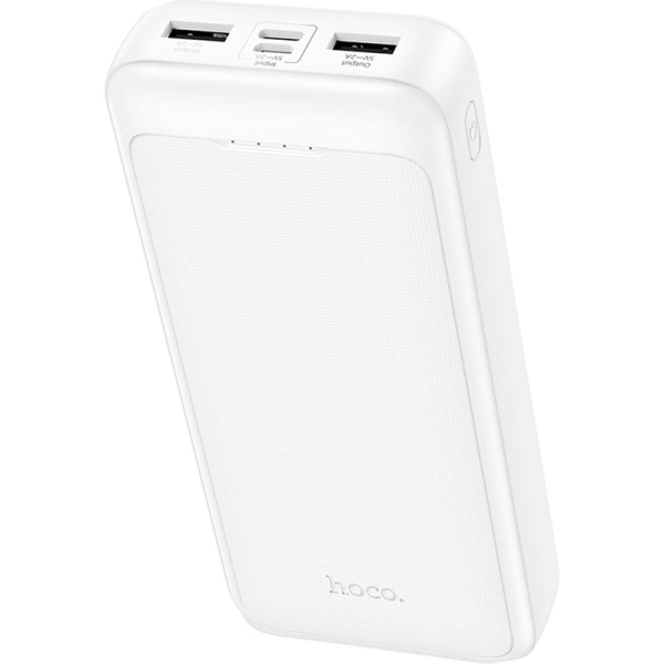 Внешний аккумулятор (power bank) Hoco J111A Smart 20000 мАч белый (J111A  SMART WHITE)