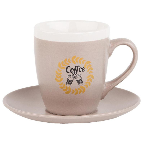 Сервиз чайный Nouvelle Home Golden Coffeev на 6 персон фарфор (12  предметов)