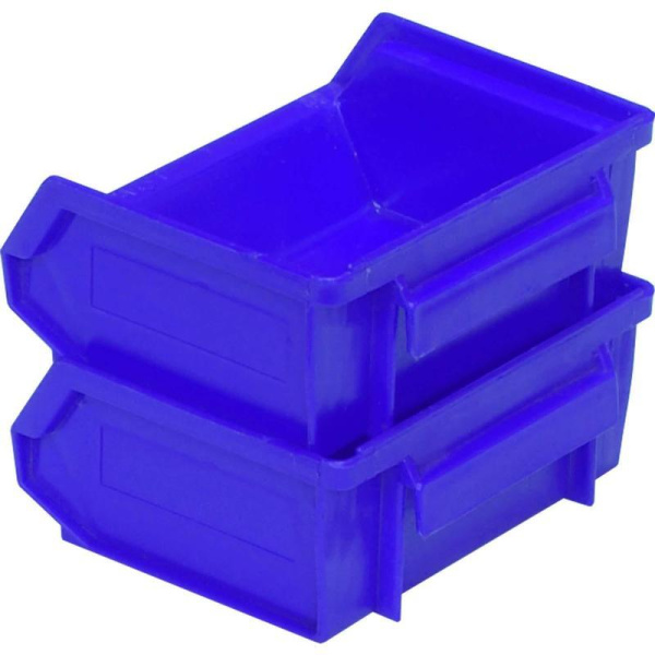 Ящик (лоток) универсальный полипропиленовый 96x105x45 мм синий