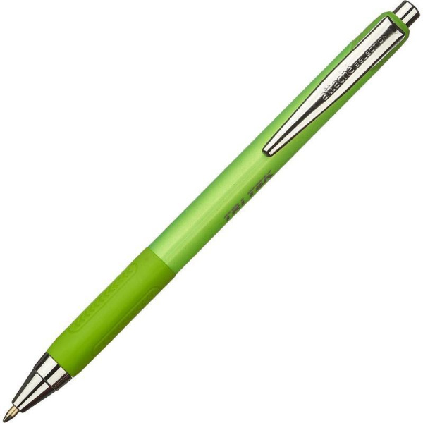 Ручка шариковая масляная автоматическая Attache Selection Glide Tri Tek синяя (толщина линии 0.7 мм)