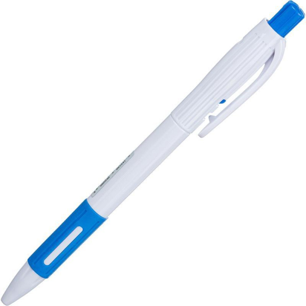 Ручка шариковая одноразовая автоматическая Attache Etude синяя (толщина линиии 0.5 мм)