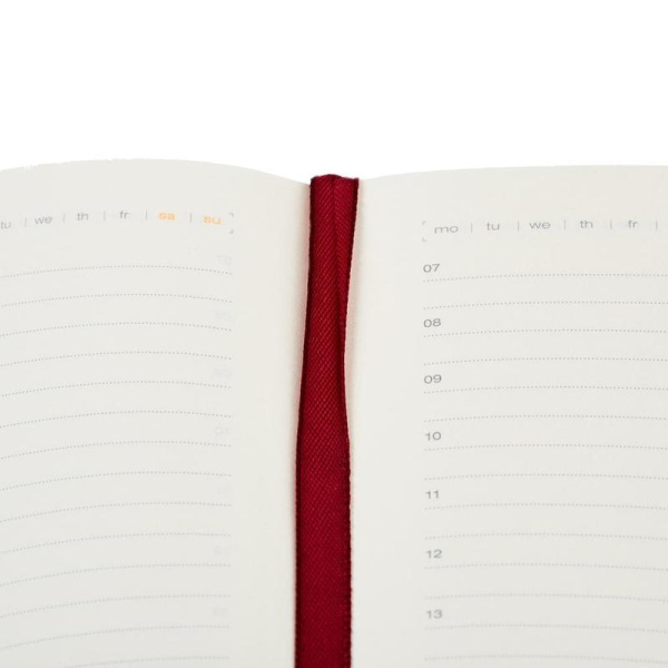 Ежедневник недатированный Bruno Visconti Primavera искусственная кожа А5  136 листов красный (3-536/02)