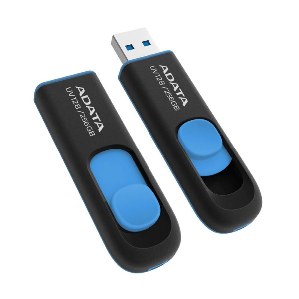 Флеш-память USB 3.2 256 ГБ A-DATA UV128 (AUV128-256G-RBE)