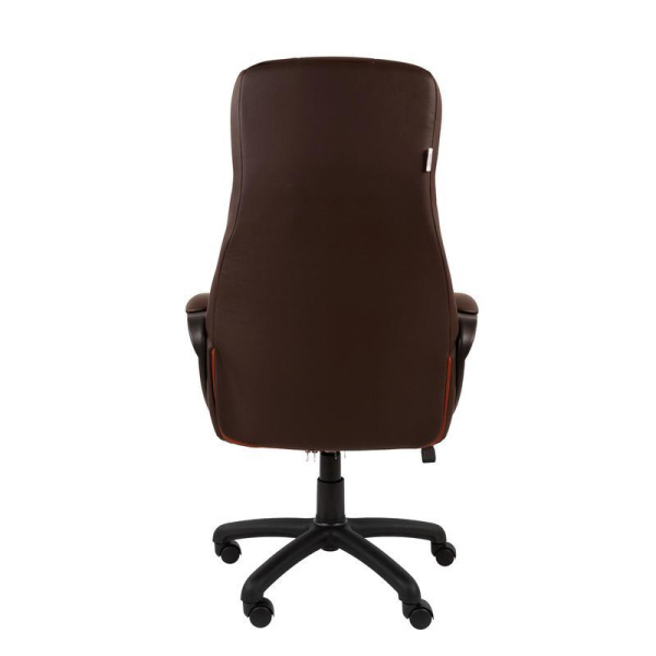 Кресло офисное РК 190 коричневое (экокожа/пластик)