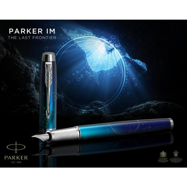 Ручка перьевая Parker Submerge цвет чернил черный цвет корпуса синий  (артикул производителя 2152859)