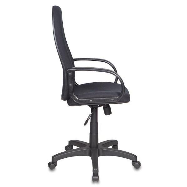 Кресло для руководителя Бюрократ CH-808 черное (ткань, пластик)