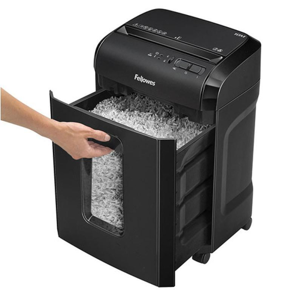 Шредер (уничтожитель документов) Fellowes Powershred 10M 5-й уровень  секретности объем корзины 19 л