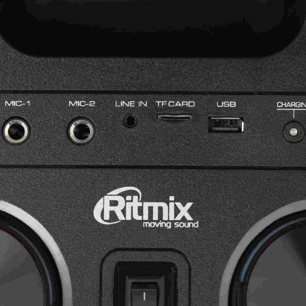 Портативная акустика Ritmix SP-925B черная с подсветкой (80002734)