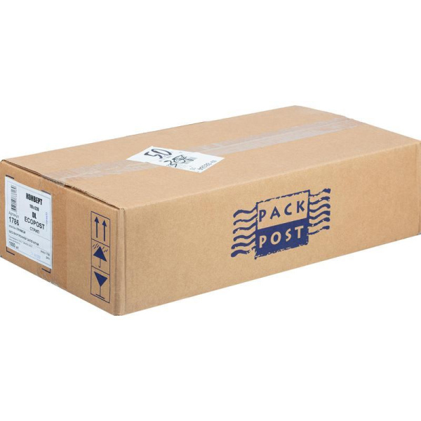 Конверт почтовый Ecopost E65 (110x220 мм) белый удаляемая лента (1000 штук в упаковке)
