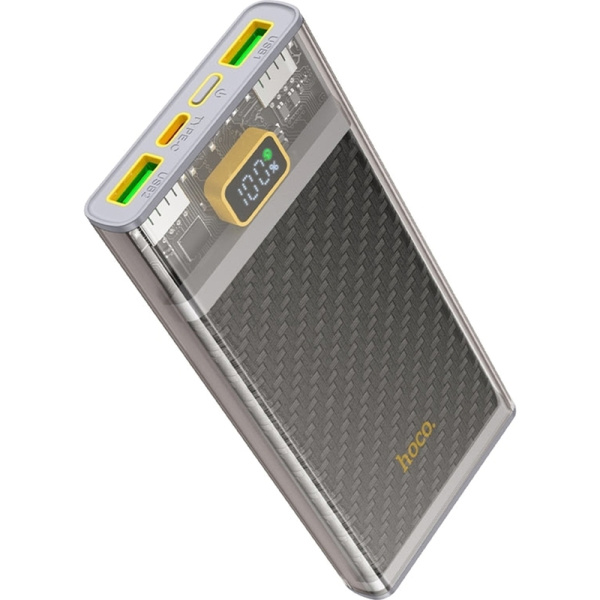 Внешний аккумулятор (power bank) Hoco J103 Discovery Edition 10000 мАч  черный (J103 DISCOVERY EDITION GRAY)