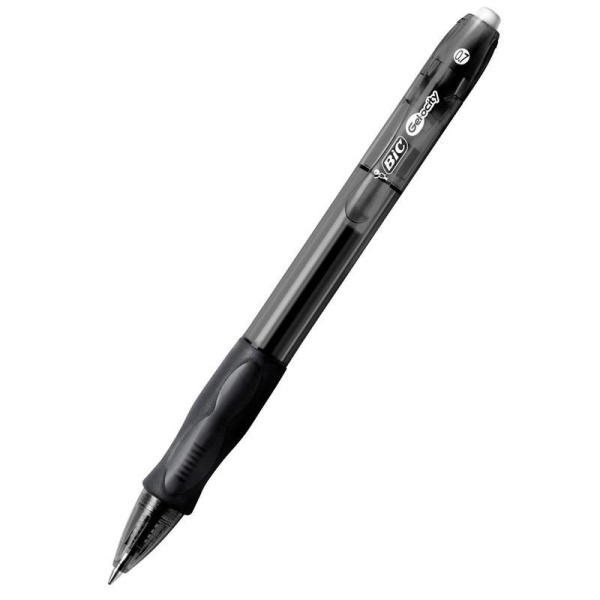Ручка гелевая автоматическая Bic Gelocity Original черная (толщина линии 0.35 мм)
