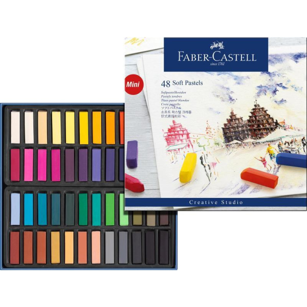 Пастель Faber-Castell Soft pastels сухая 48 цветов