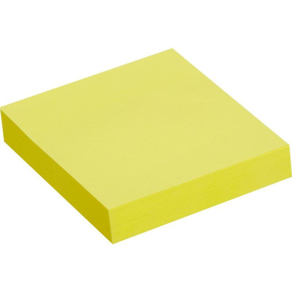 Стикеры Attache Economy 51x51 мм неоновый желтый (1 блок, 100 листов)