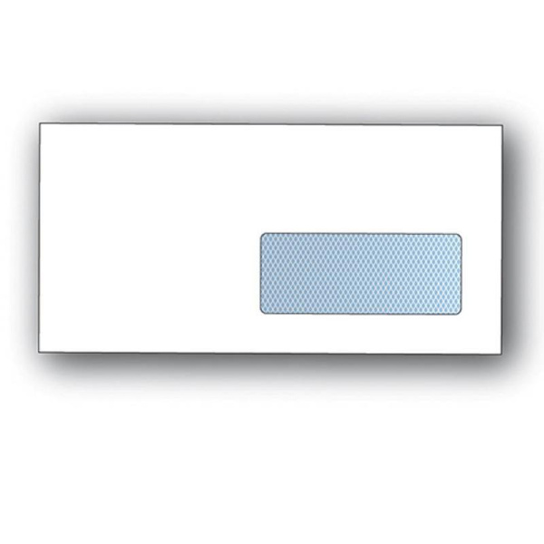 Конверт почтовый DirectPost C65 (114x229 мм) белый с клеем автомат правое окно (1000 штук в упаковке)