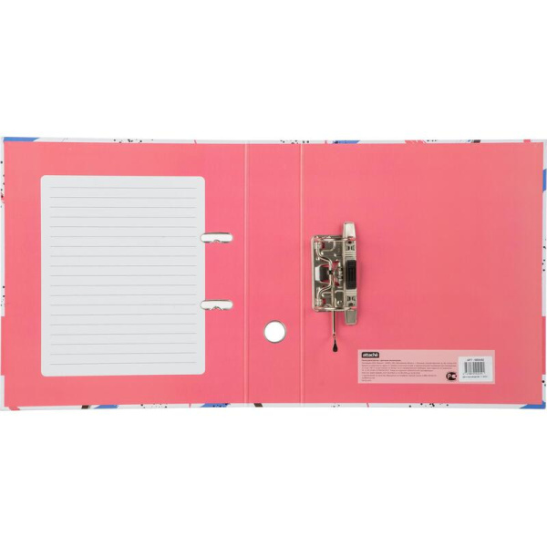 Папка-регистратор 75 мм Attache Archive розовая