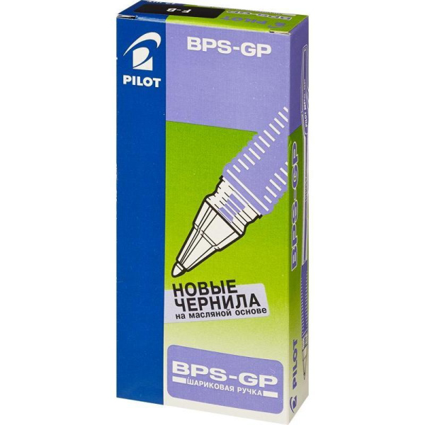 Ручка шариковая Pilot BPS-GP-F черная (толщина линии 0.32 мм)