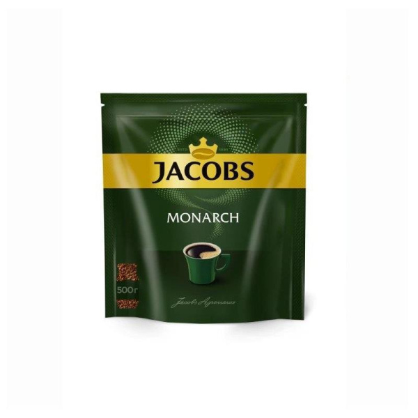 Кофе растворимый Jacobs Monarch 500 г (пакет)