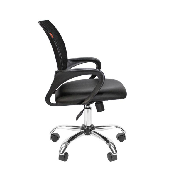Кресло офисное Easy Chair 304 TPU черное (искусственная кожа/сетка, металл)