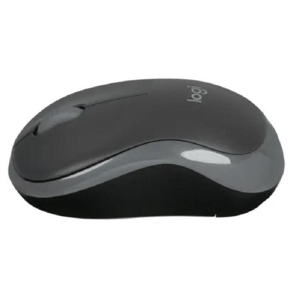 Мышь беспроводная Logitech M185 серо-черная (910-002252)