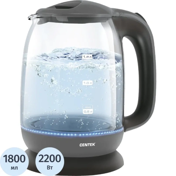 Чайник электрический Centek CT-0034 серый Чайник электрический Centek CT-0034 серый