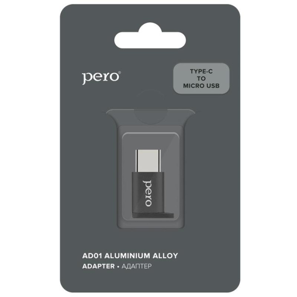 Переходник Pero Micro USB - USB Type-C (4603768350521)