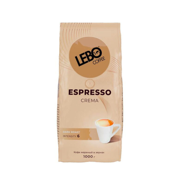 Кофе в зернах Lebo Espresso Crema 1 кг