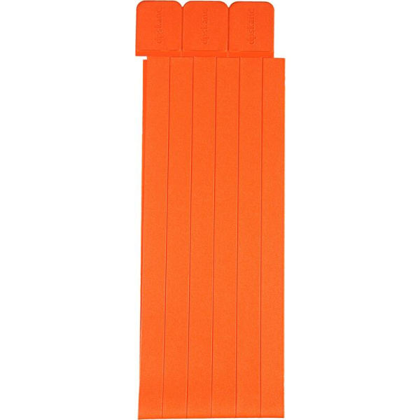 Закладки самоклеющиеся для книг оранжевые (6 штук в упаковке)