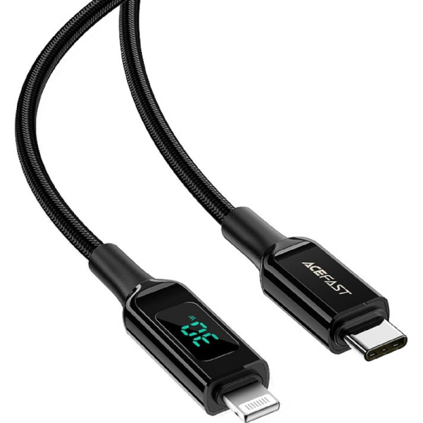 Кабель Acefast C6-01 USB Type-C - Lightning 1.2 метра (AF-C6-01-BK)