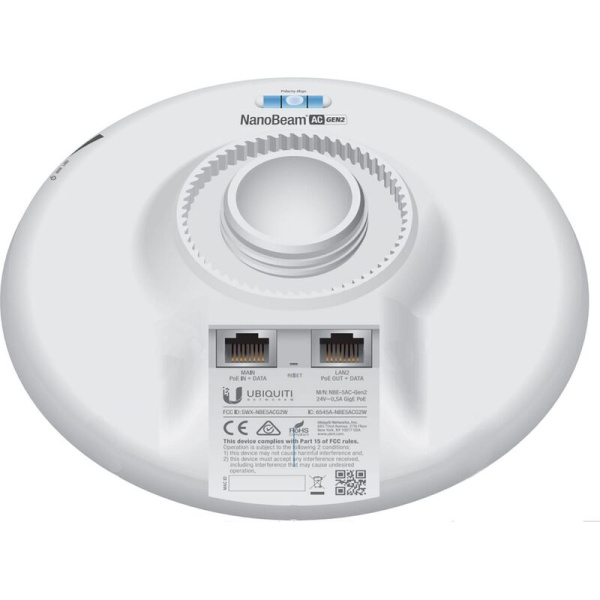 Точка доступа Ubiquiti NanoBeam 5AC Gen 2 (NBE-5AC-Gen2)