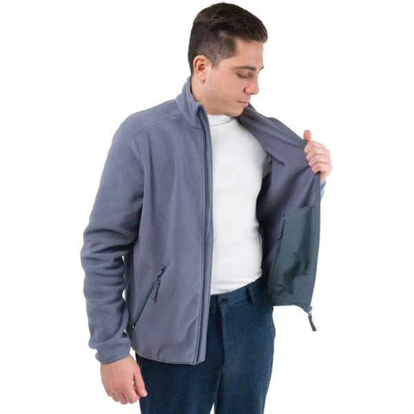 Толстовкa флисовая серая размер M (44-46) Толстовкa флисовая серая размер M (44-46)