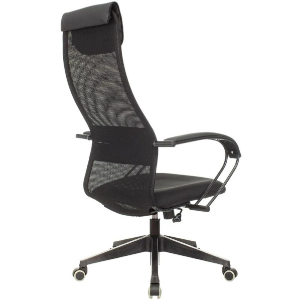 Кресло для руководителя Easy Chair 655 LT черное (сетка/ткань, пластик)