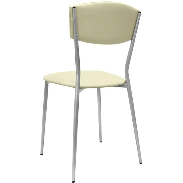 Стул обеденный РС01.00.23 слоновая кость (искусственная кожа, металл) Стул обеденный РС01.00.23 слоновая кость (искусственная кожа, металл)