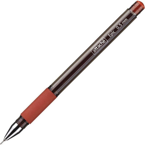 Ручка гелевая Attache Epic красная (толщина линии 0,5 мм)