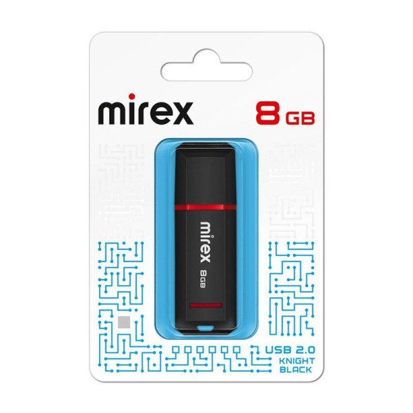 Флешка USB 2.0 8 ГБ Mirex Knight (13600-FMUKNT08)