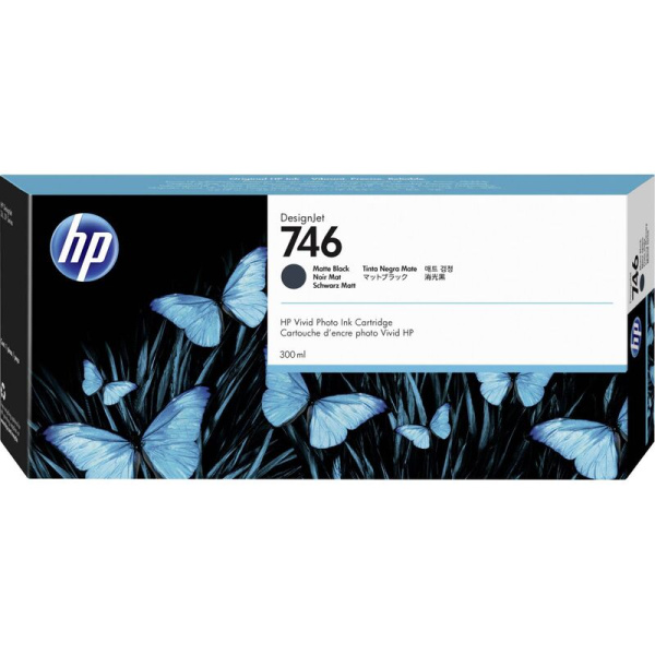 Картридж струйный HP 746 P2V83A черный матовый оригинальный