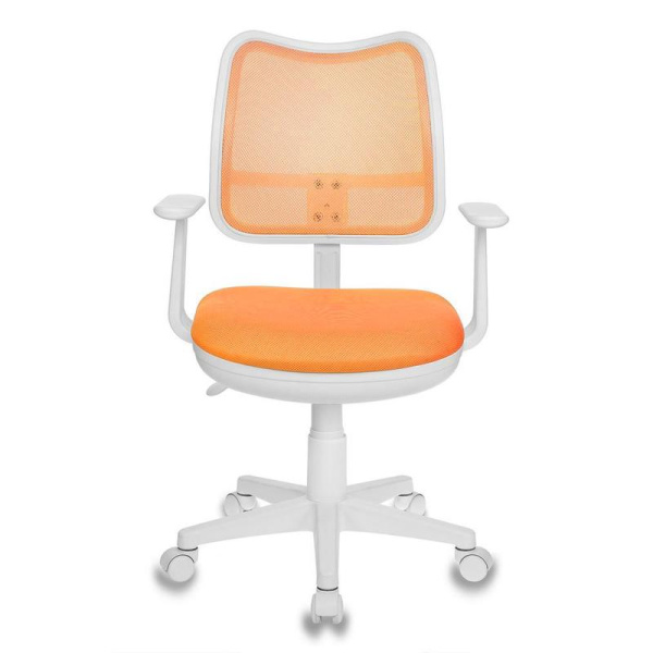 Кресло детское Бюрократ CH-W797 оранжевое (сетка/ткань, пластик)