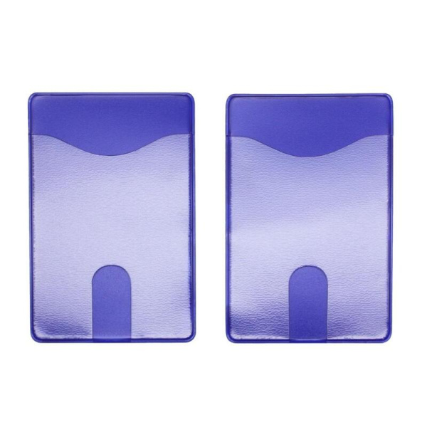 Самоклеящиеся карманы ДПС для карт фиолетовые (65х98 мм, 2 штуки в  упаковке)
