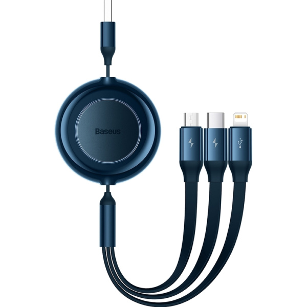 Кабель Baseus USB Type-A - micro USB - USB Type-C - Lightning 1.1 метр   (BAS-CAMJ010003)