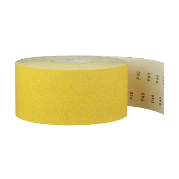 Бумага наждачная желтая в рулоне 115 мм х 5 м  P40 ABRAforce (26601)