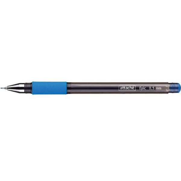 Ручка гелевая Attache Epic синяя (толщина линии 0,5 мм)