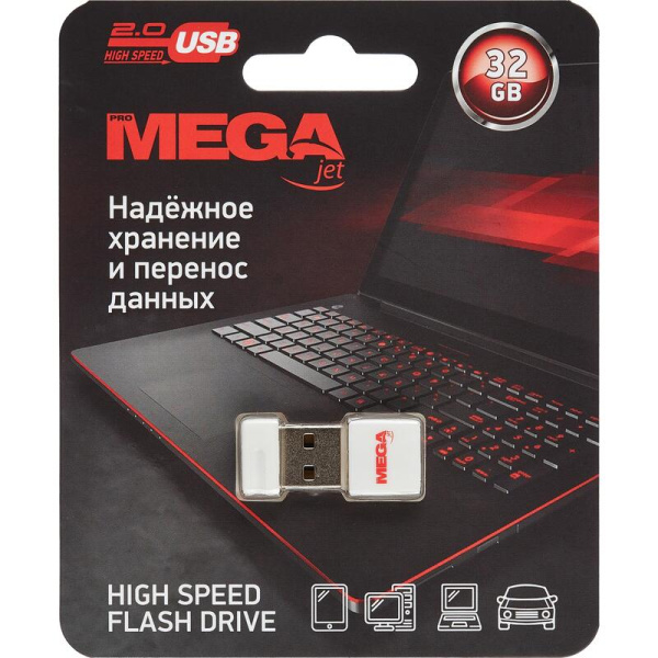 Флешка USB 2.0 32 ГБ ProMega jet NTU116U2032GW