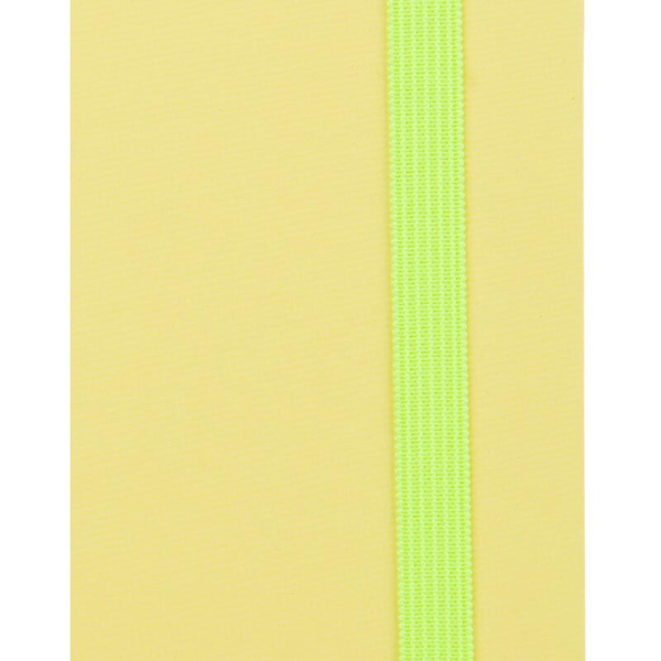 Ежедневник недатированный Attache Акварель 7БЦ А5 128 листов желтый с  фиксирующей резинкой