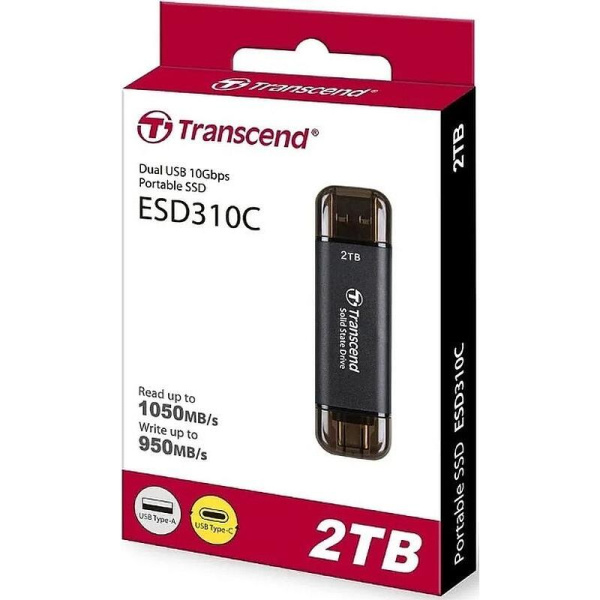 Внешний жесткий диск SSD Transcend ESD310C 2 ТБ (TS2TESD310C)