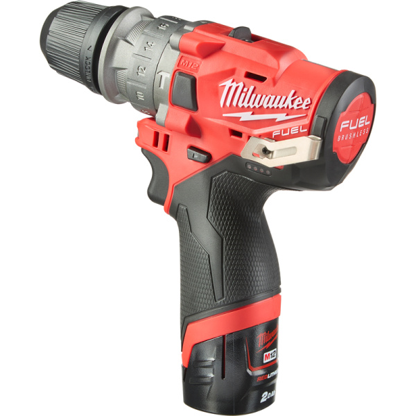 Дрель-шуруповерт ударная аккумуляторная Milwaukee M12 Fuel FPDXKIT-202X  (4933464138)